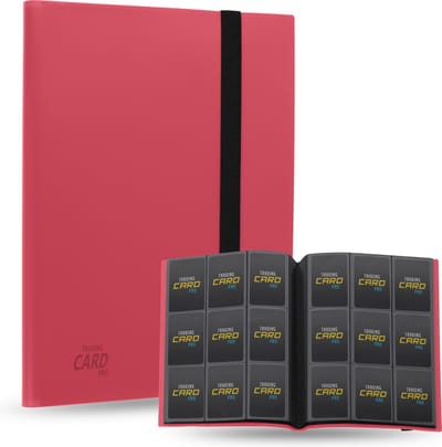 TradingCardPro® Verzamelmap Kaarten – A4 Binder - Geschikt voor Pokémon kaarten – 360 Kaarten – 20 Pagina’s – 9 Pocket – Rood
