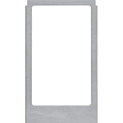 Groot schuin geborsteld roestvrij stalen design frame - WD2243