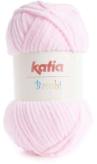 Katia Bambi - 301 lichtroze - Chenille Garen