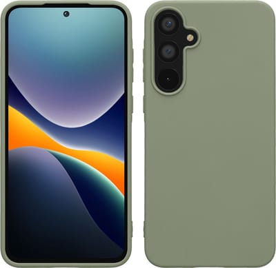 kwmobile telefoonhoesje geschikt voor Samsung Galaxy A55 5G - Hoesje voor smartphone - Back cover in grijsgroen