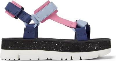 Camper Oruga Up Sandalen - Damen - Blauw / Roze - 38