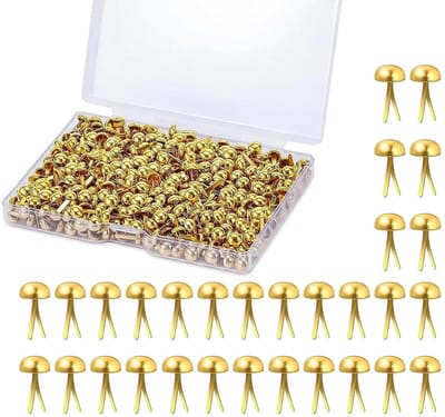 Cosensi - Dailygoody - Parijse mini-beugels - 500 stuks - Ideaal voor scrapbooking - Metaal - Creatief knutselen - Handwerk - Geschikt voor kinderen - Ronde clips