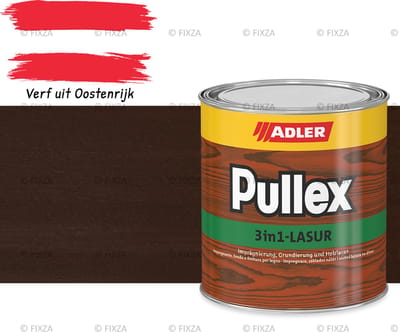 ADLER Pullex 3in1-Lazuur Brown Sugar, bruine beits 2,5 liter
