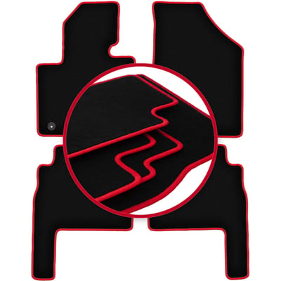 CARLUX-RED automatten voor: Kia Sorento II suv (2009-2015)