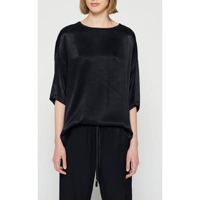 10DAYS Satin Blouse Maat: XXS | Blouses Outlet | Dames | Zwart