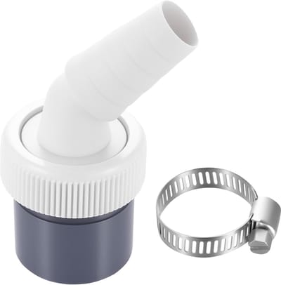 Afvoeradapter voor Wasmachine en Vaatwasser met Ingang 19-24 mm en Uitgang 40 mm