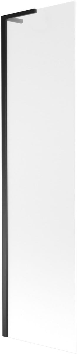 Mexen Next L badwand 1-delig 50 x 150 , matglas, zwart - 895-050-000-03-30-70