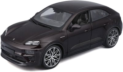 Bburago Modelauto - Porsche Macan - zwart - 19 x 8 x 5 cm - schaalmodel - speelgoedauto