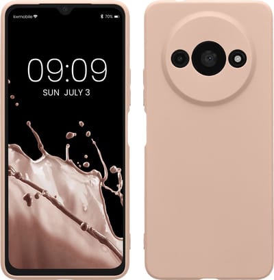kwmobile telefoonhoesje geschikt voor Xiaomi Redmi A3 - Hoesje voor smartphone - Precisie camera uitsnede - In kokosmelk