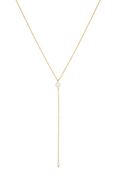 Chic by Lirette - Ketting 2 Waterparels - Goud