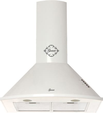 GURARI Wandafzuigkap GCH C 046 WH 6 N, Afzuigkap 60 cm/ wit/ krachtige afzuiging 1000m³/h