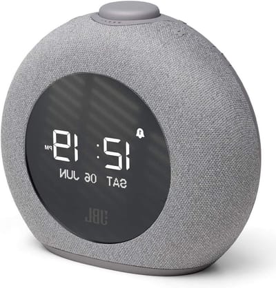 Klokradio Luidspreker - Wekkerradio DAB - Wakker Worden - Krachtig Pro Sound - Groot Display - Grijs