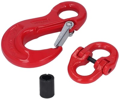 Sliphaak Hefcapaciteit - Hijshaak Staal - Materiaal Transport - Anti-ontkoppeling Ontwerp - 5.3 Ton - Rood