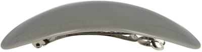 Haarsoires Haarspeld Patentspeld 9cm - Ovaal – Glans – Grijs - Haarspelden voor Dames - Haarklem - Haarclip - Haaraccessoires - Hair Clip - Decoratieve Haaraccessoire
