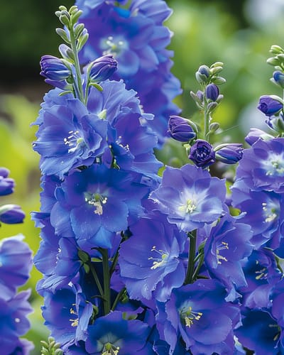 2 sets - Ridderspoor Zaden Dasante Blue Delphinium Belladonna Tweejarig