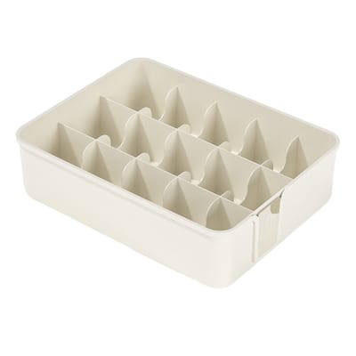 Sokken- en Ondergoed Organizer – 15 Vakjes, Duurzaam Plastic, Ruimtebesparend en Praktisch