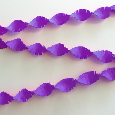 Draaiguirlande Paars, 6 meter, Verjaardag , Themafeest.