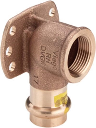 Viega Profipress muurplaat - 1/2x15 mm gas