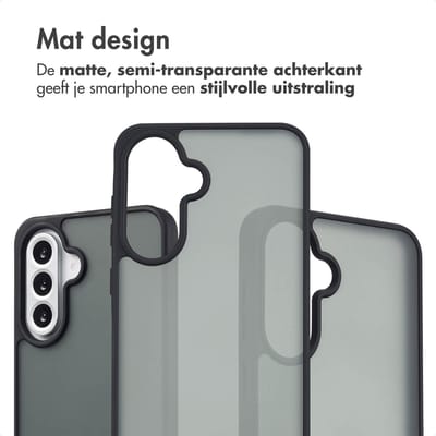 imoshion Hoesje - Geschikt voor Samsung Galaxy A36 / A56 (5G) - Color Guard Backcover - Zwart