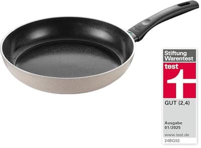 Koekenpan 28 cm van aluminium met keramische antiaanbaklaag en inductiegeschikt