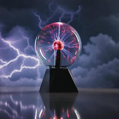 Magische Plasmabal 5 Inch - Wetenschappelijke Decoratie voor Feestjes en Creatieve Ruimtes