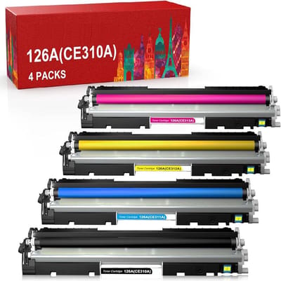 4-pack | Geschikt voor HP 126 / HP 126A Toner cartridges - Geschikt voor HP Color LaserJet Pro CP1025 - CP1025NW - Pro 100 M175A - Pro 100 175NW - TopShot M275