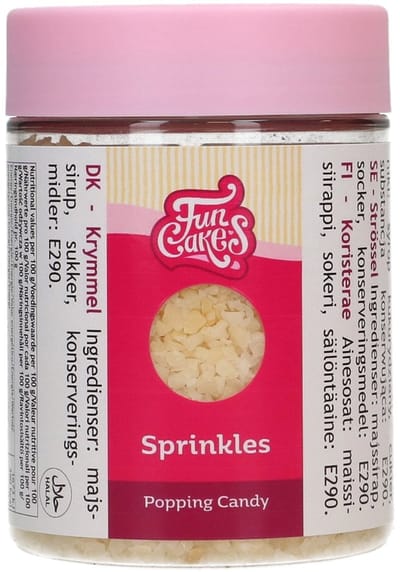 FunCakes Suikerdecoraties - Knettersuiker - 180g - Eetbare Taartdecoratie