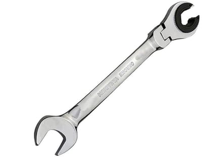 Dailygoods- Ratelsleutel 11 mm - Chroom-vanadium-staal - Hoogglans gepolijst - Flexibel - Duurzaam - 72-tanden-overdrachtstechnologie - Sleutel