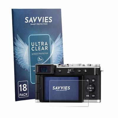 Savvies - Screenprotector voor Panasonic Lumix DC-L10 - Folie Beschermfolie transparant 18 Stuks