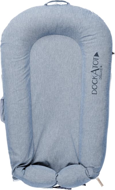 DockATot Deluxe+ Babynestje Indigo Chambray