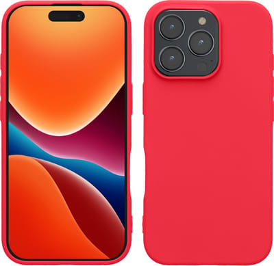kwmobile telefoonhoesje geschikt voor Apple iPhone 16 Pro - Hoesje voor smartphone - Back cover in neon roze