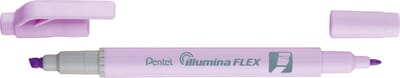 Pentel Illumina Flex markeerstift 1 stuk(s) Beitelvormige/fijne punt Violet