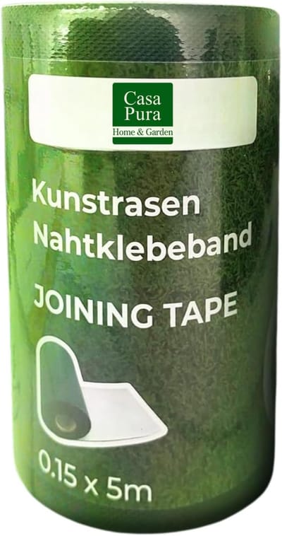 Plakband voor kunstgras - Kunstgras tape - Gazon leggen - Waterdicht en weerbestendig - 15 cm x 5 m - Zwart