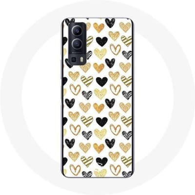 Vivo Y72 Harten Achtergrond Hoesje