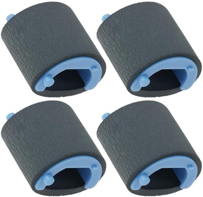 Dailygoods - 4 Stuks Printerpapier Pickup Roller Compatibel met Diverse HP Modellen