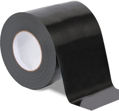 Waterdichte Reparatietape, 20 m x 75 mm, Extra Sterk voor Buizen, Vloerkleden en Lekkages, 1 Rol, Zwart