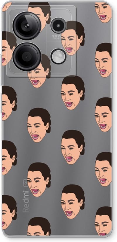 Case Company® - Hoesje geschikt voor Xiaomi Redmi Note 13 5G hoesje - Ugly Cry Call - Soft Cover Telefoonhoesje - Bescherming aan alle Kanten en Schermrand