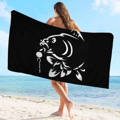 Nash Vis Handdoek Microvezel Strandhanddoek Absorberend Sneldrogend Zacht Yoga Zwemmen Resort Bergbeklimming Handdoek W60*H120(CM)