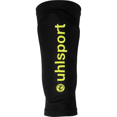 Uhlsport X Plate Scheenbeschermer - Zwart / Fluogeel | Maat: L