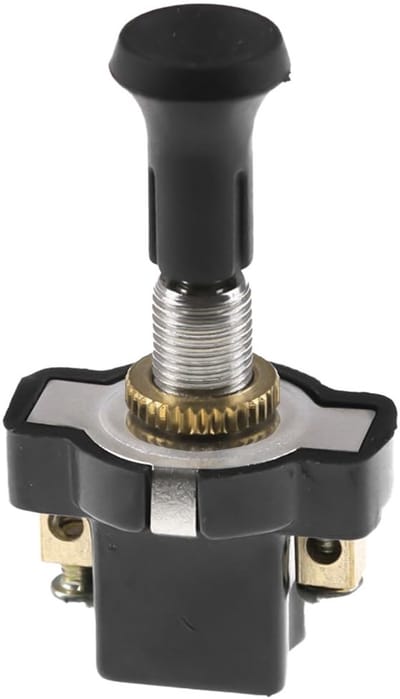 Dailygoody - Koplampschakelaar - Universele push-pull schakelaar - Grijs - Vervanging voor autolamp - Handige trekschakelaar - Auto-accessoires - 12V/