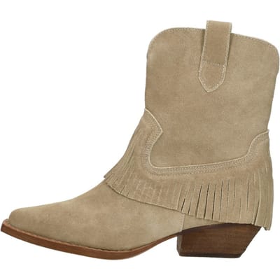 SUB55 Enkellaarsjes Hak Enkellaarsjes Hak - Beige - Maat 38