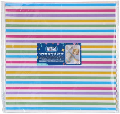 Simply Making Bento Box Vellen Regenboogstrepen 25x25cm pk/50