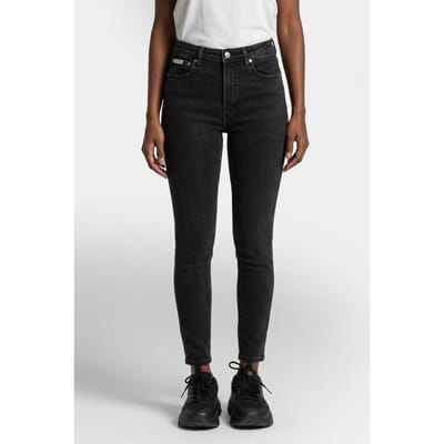 Calvin Klein High Rise Skinny Jeans Ck Essential Black Size: W29 | Skinny Outlet | Dames | Zwart
