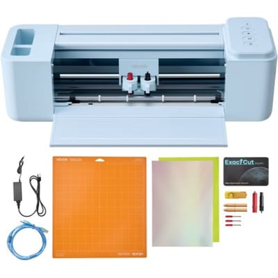 VEVOR vinylsnijmachine 30 cm, snijplotter met knopbediening, compatibel met Mac / Windows / Android / iOS, vinylsnijder voor knutselwerk, kaarten en woondecoratie