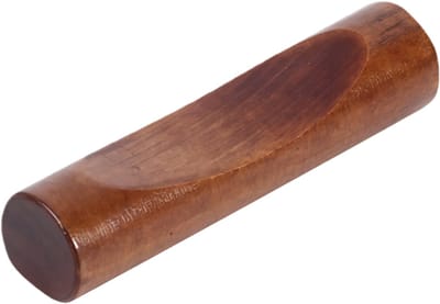 10 stuks - Ovale eetstokjeshouder - Draagbare houten eetstokjeshouder - Bestekrek - 5,8*1,5 cm - Koffiekleur