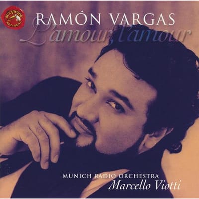 CD RAMON VARGAS MÜNCHEN RADIO-ORCHESTR Lamour Lamour 74321614642 RCA Victor Rood 1999 VS Klassiek Gebruikt