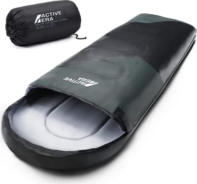 Slaapzak - Waterdicht/lichtgewicht - Warm 3-4 seizoenen - 210x75cm met rits - Draagtas - Kamperen