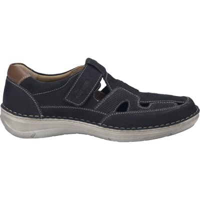 Josef Seibel - NEW ANVERS 81 - Heren sandalen - Kleur: Blauw - Maat: 39