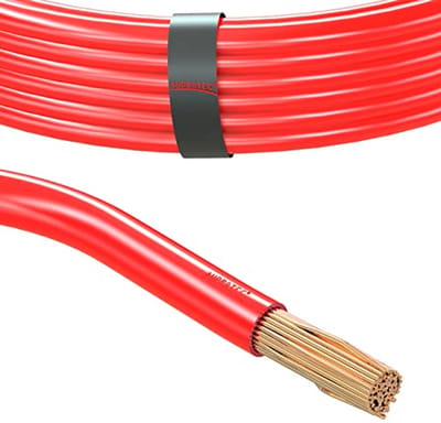 10 m voertuigkabel 10,0 mm² accukabel - Stroomkabel voor auto's, verlichting, startkabel
