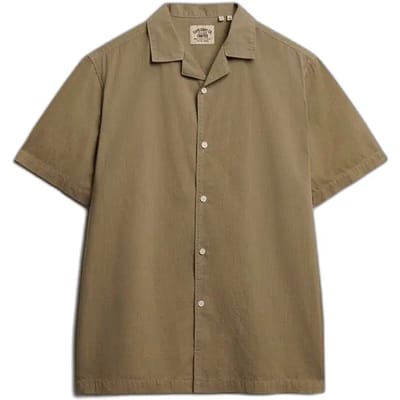 Superdry Cabana Overhemd Met Korte Mouwen Groen L Man
